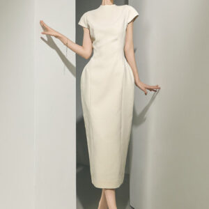 D9640 Cap Sleeve Dress